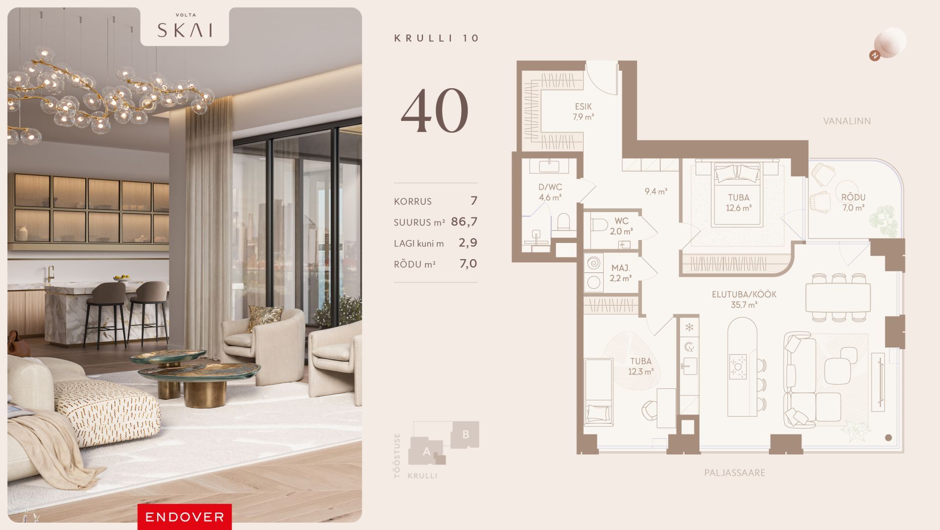 Related apartment 40 plan